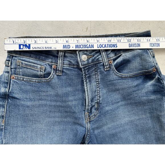 Old Navy High Rise O.G. Straight Jeans Secret Smooth Pockets Blue Women’s 6 - Picture 6 of 9